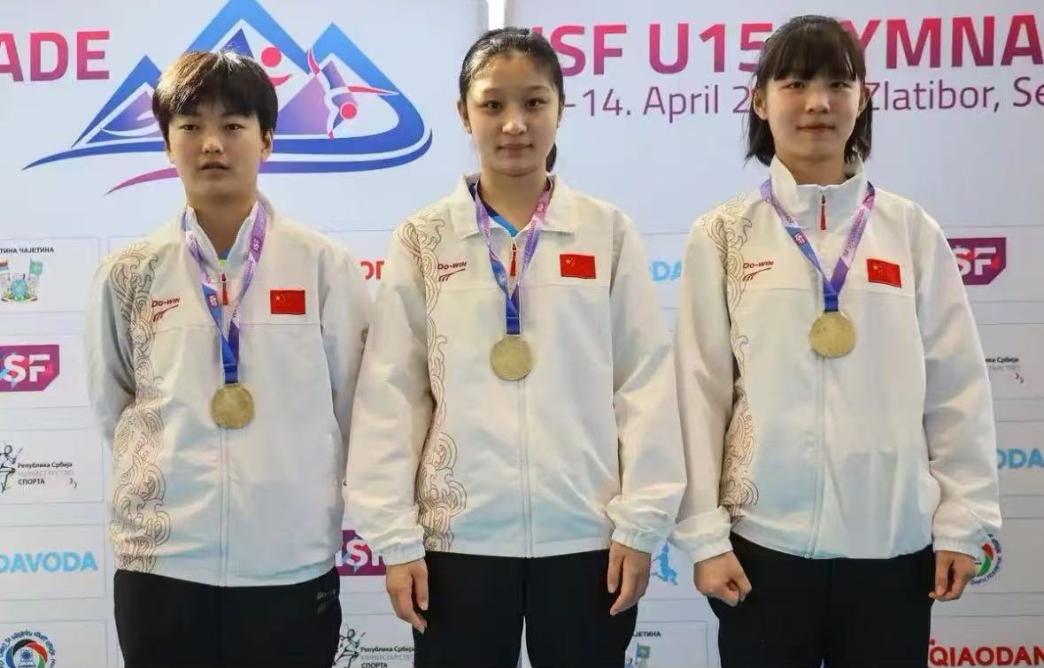哈三中教师指导中国女子乒乓球队夺得U15世界中泛亚电竞app学生夏季运动会团体冠军(图1)